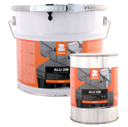Alu ZM shown in 2.5 gallon and 1 gallon containers