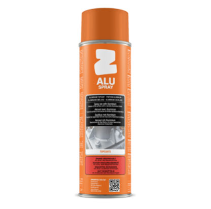 An aerosol spray can of Aluspray