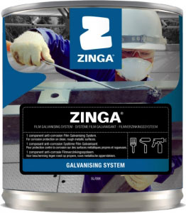 Zinga cold film galvanizing gallon